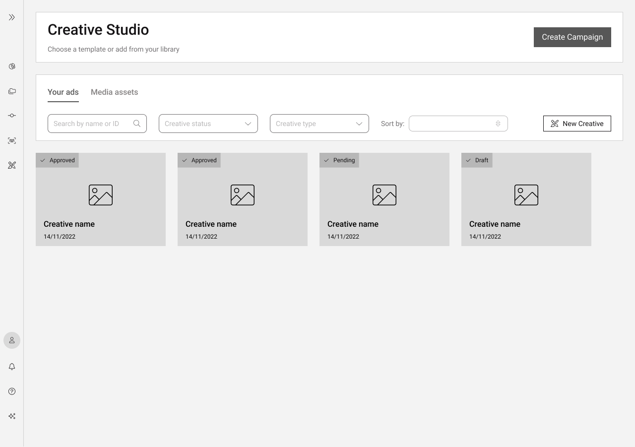 Creative studio _ Ads library