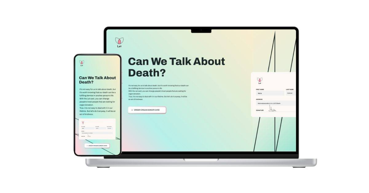 landing page UX UI