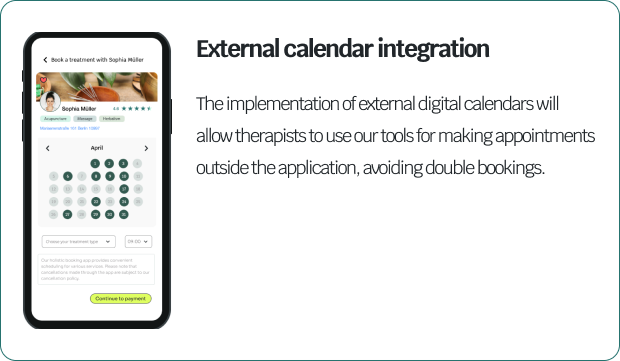 External calendar integration