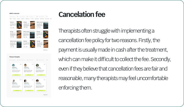 Cancelation fee